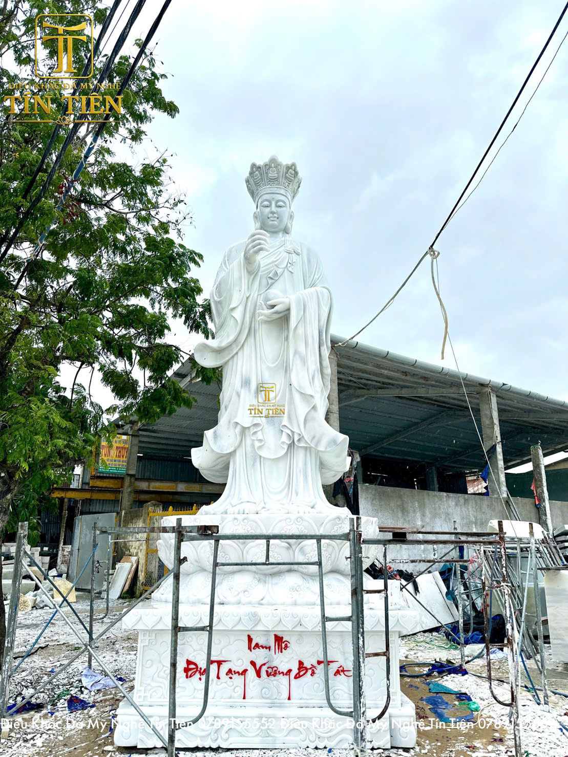 Tượng Địa Tạng Vương Bồ Tát Bằng Đá