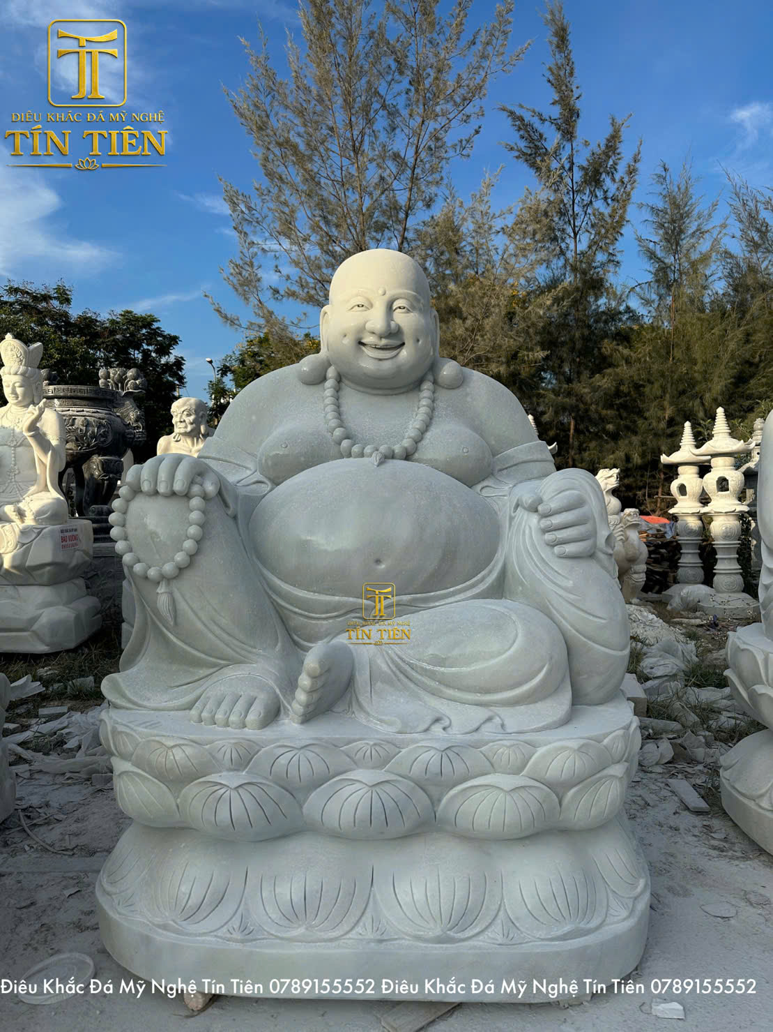 Tượng Phật Di Lặc Bằng Đá