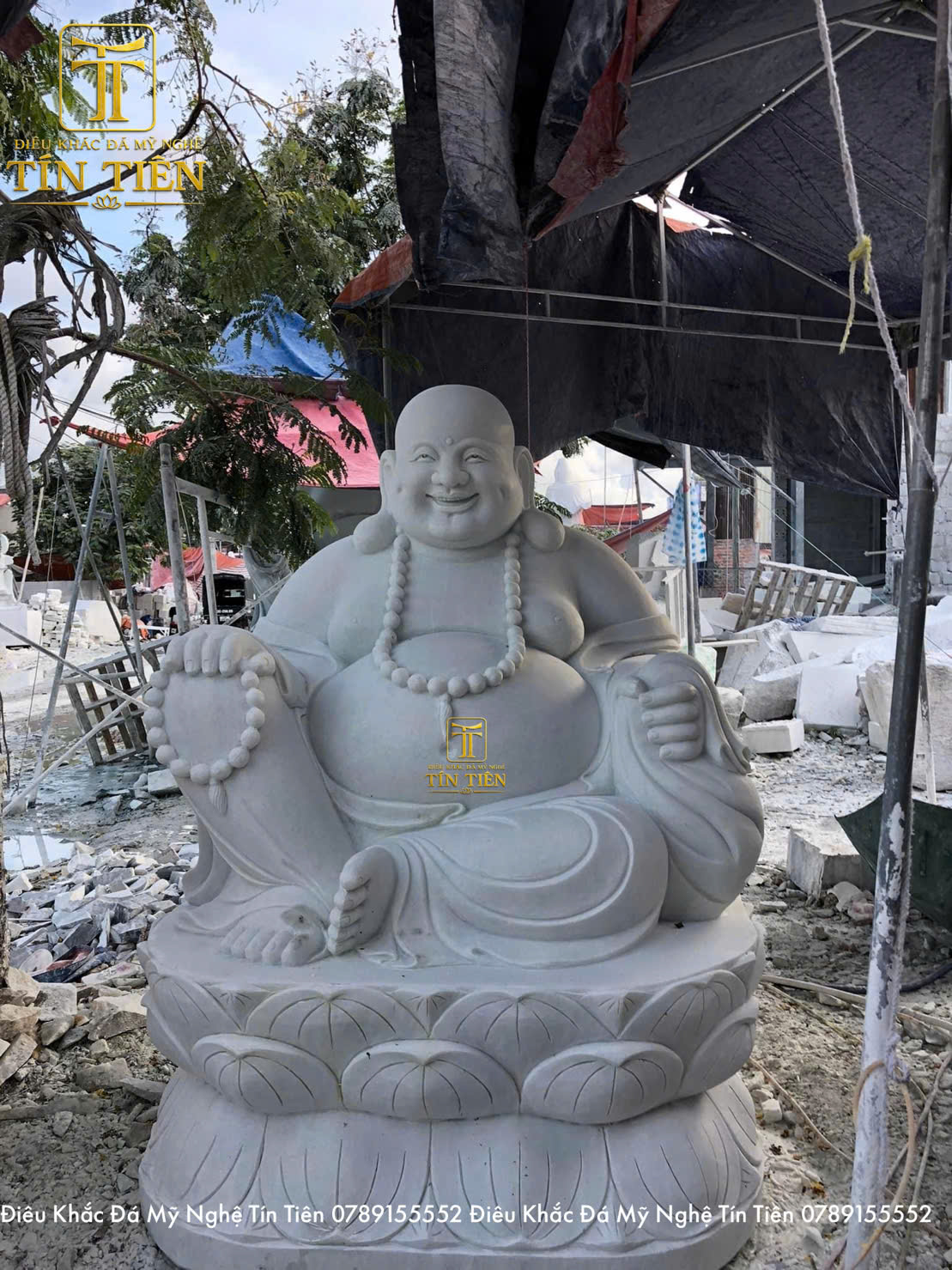 Tượng Phật Di Lặc Bằng Đá