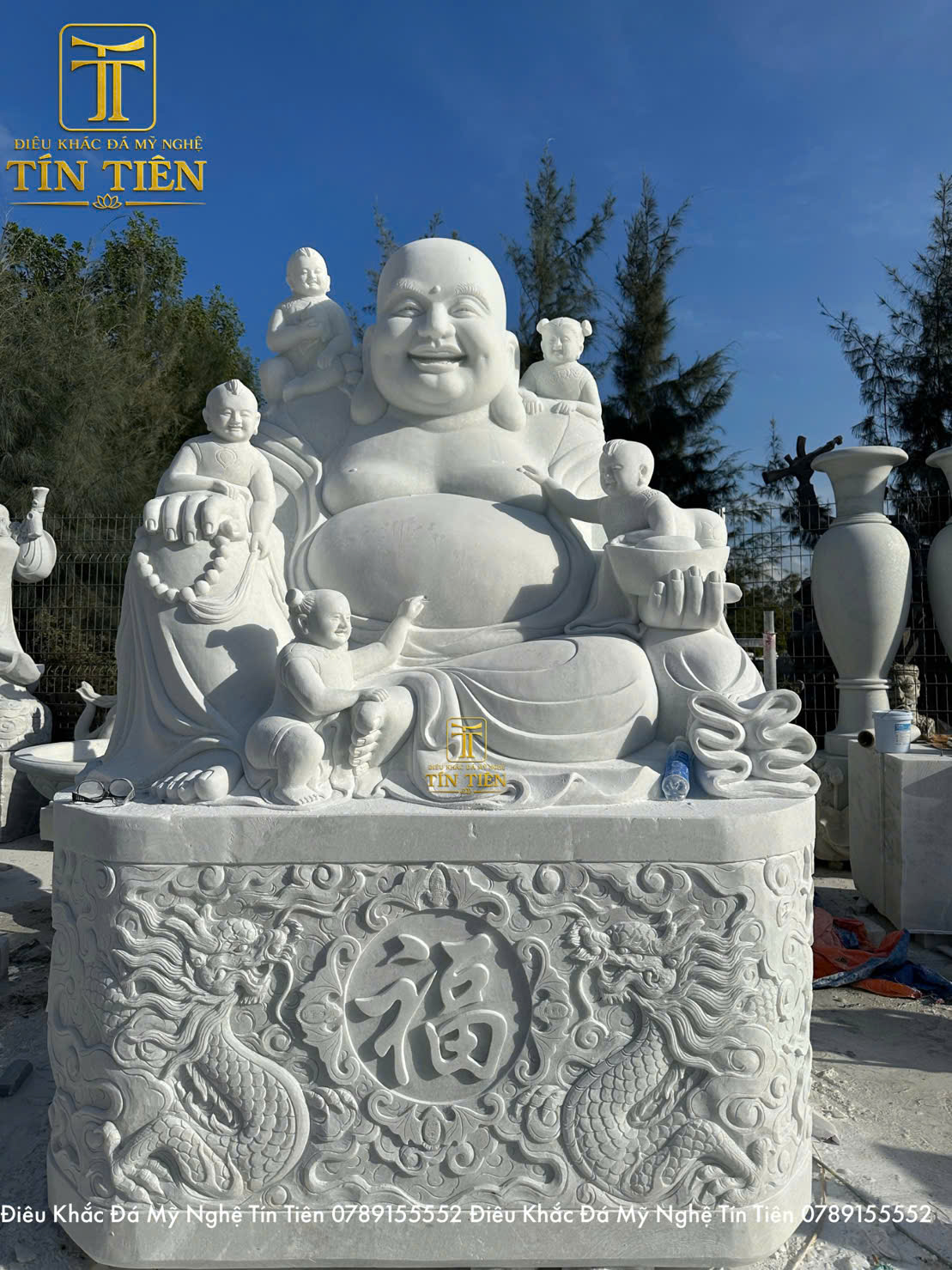 Tượng Phật Di Lặc Bằng Đá