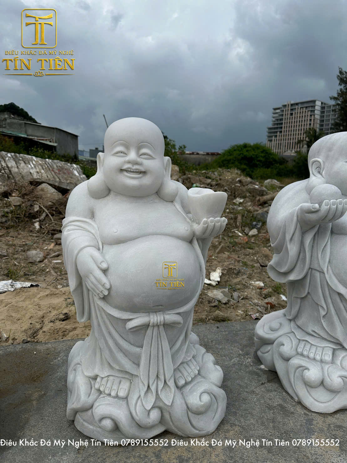 Tượng Phật Di Lặc Bằng Đá