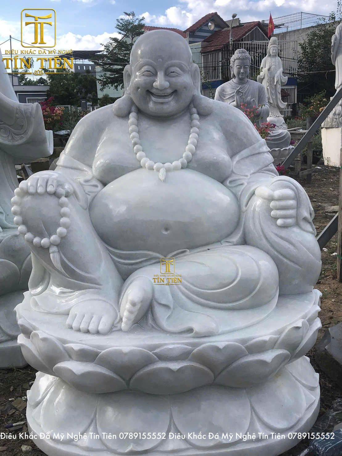 Tượng Phật Di Lặc Bằng Đá