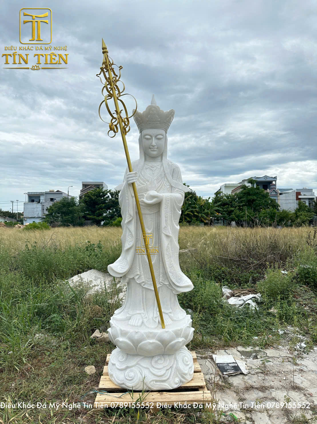 Tượng Địa Tạng Vương Bồ Tát Bằng Đá