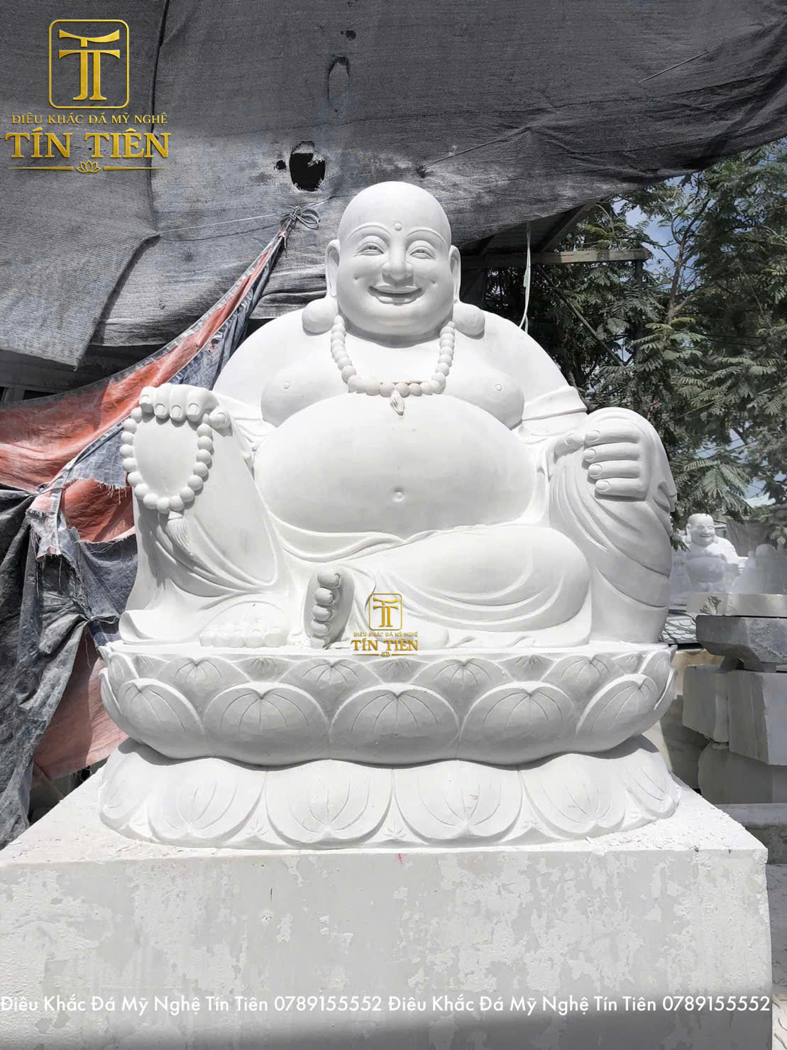 Tượng Phật Di Lặc Bằng Đá