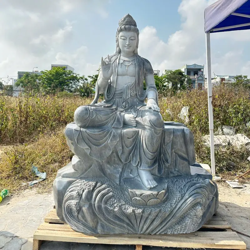 Quan Âm Tự Tại An Nhiên Thạch Điêu