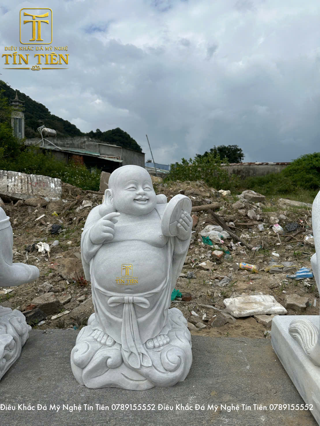 Tượng Phật Di Lặc Bằng Đá
