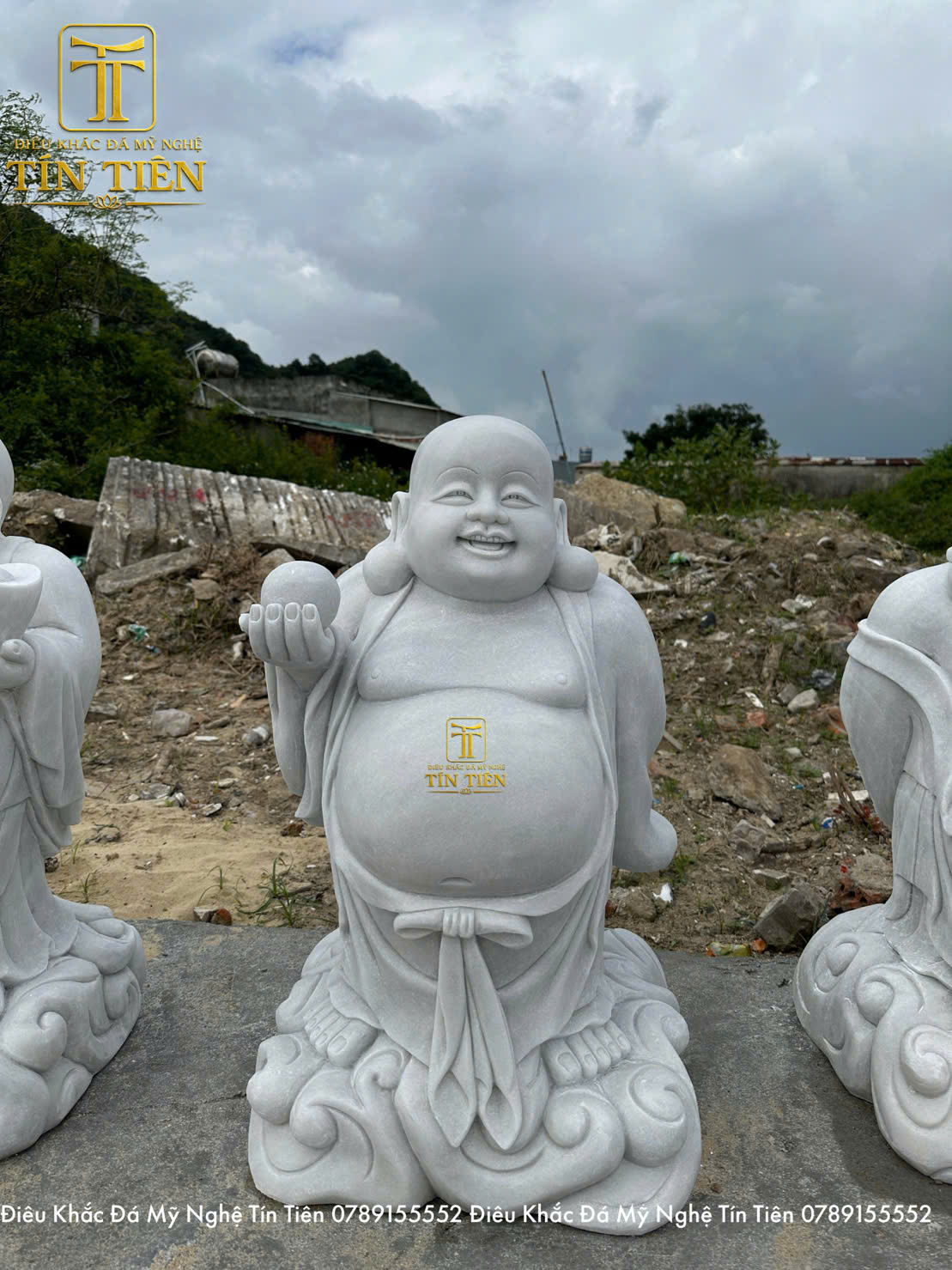 Tượng Phật Di Lặc Bằng Đá