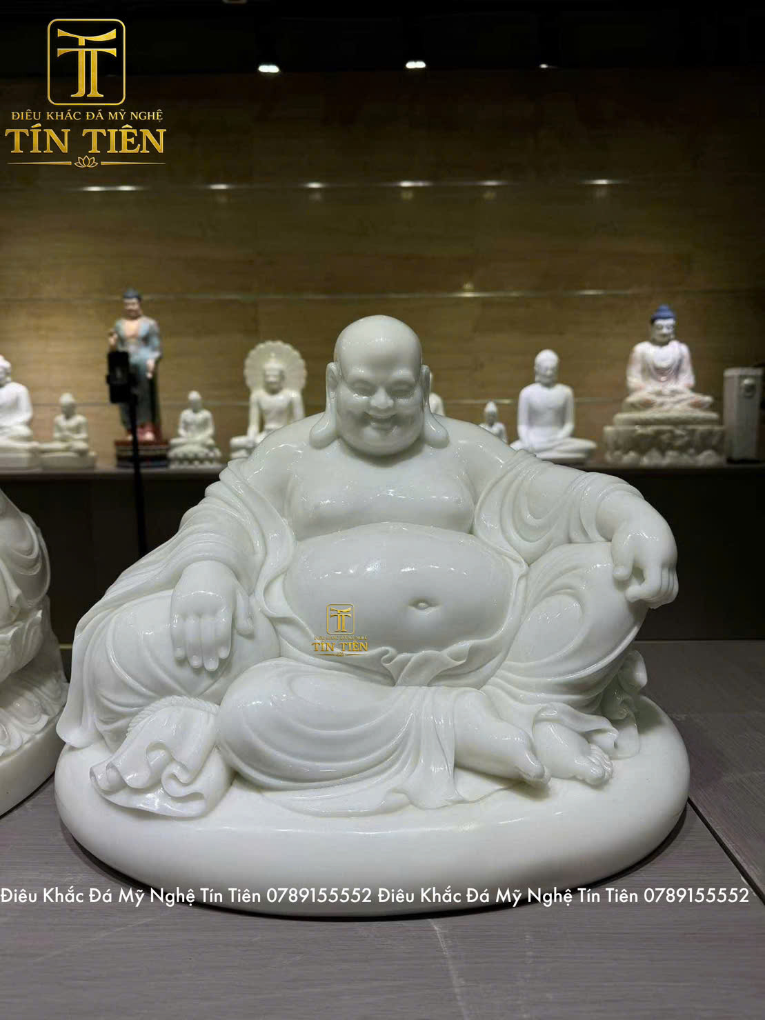Tượng Phật Di Lặc Bằng Đá