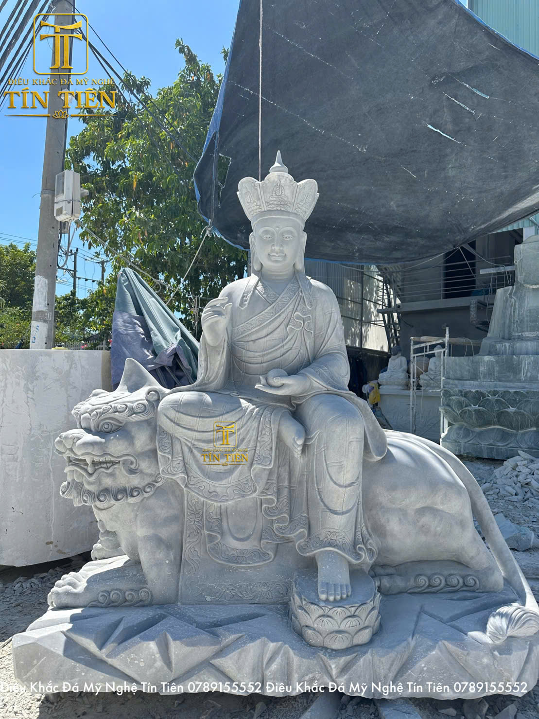 Tượng Địa Tạng Vương Bồ Tát Bằng Đá