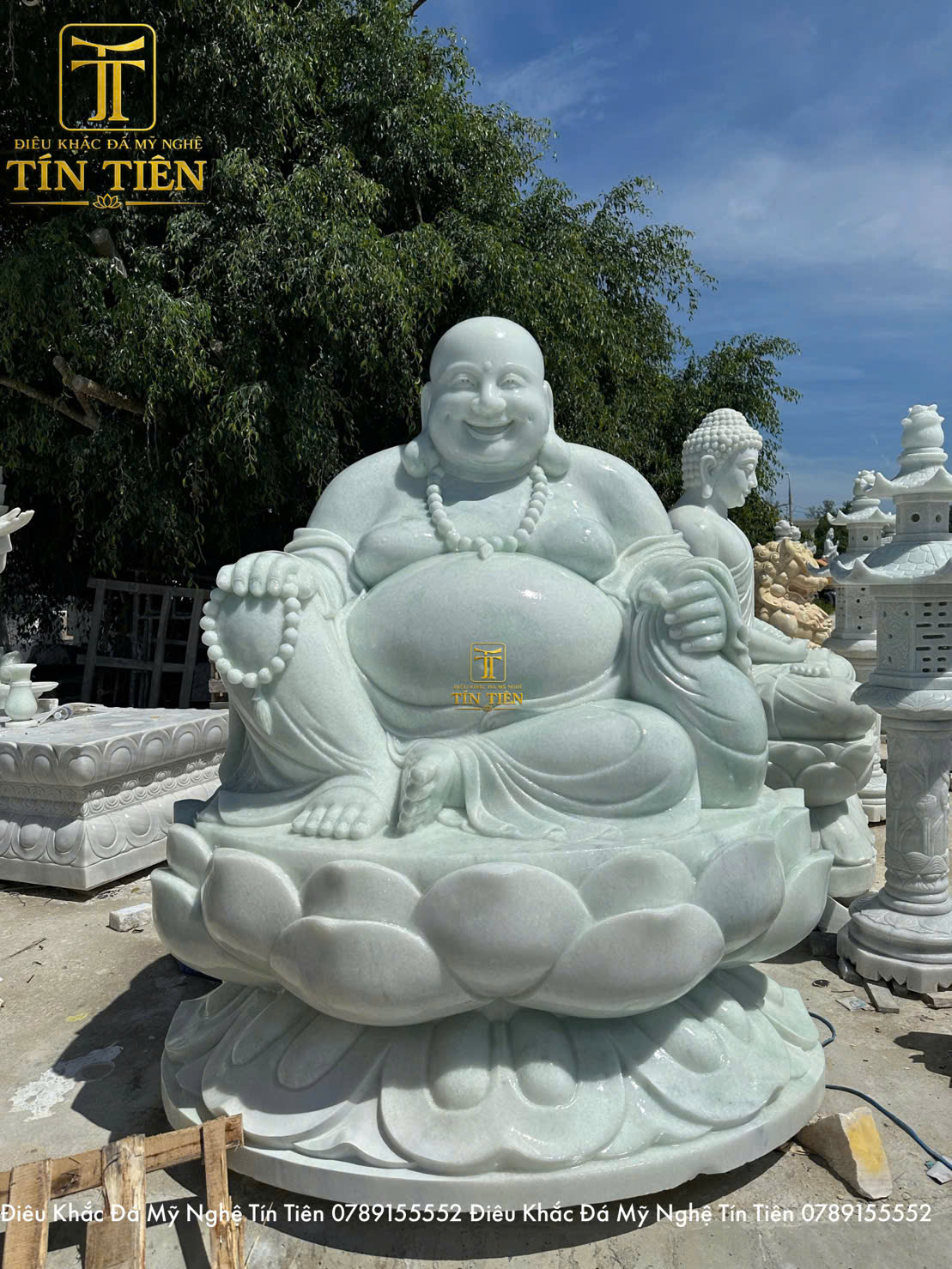 Tượng Phật Di Lặc Bằng Đá