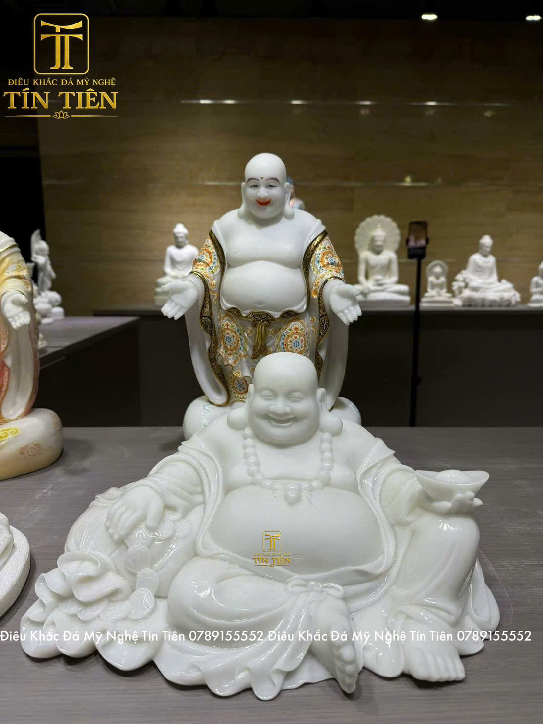 Tượng Phật Di Lặc Bằng Đá