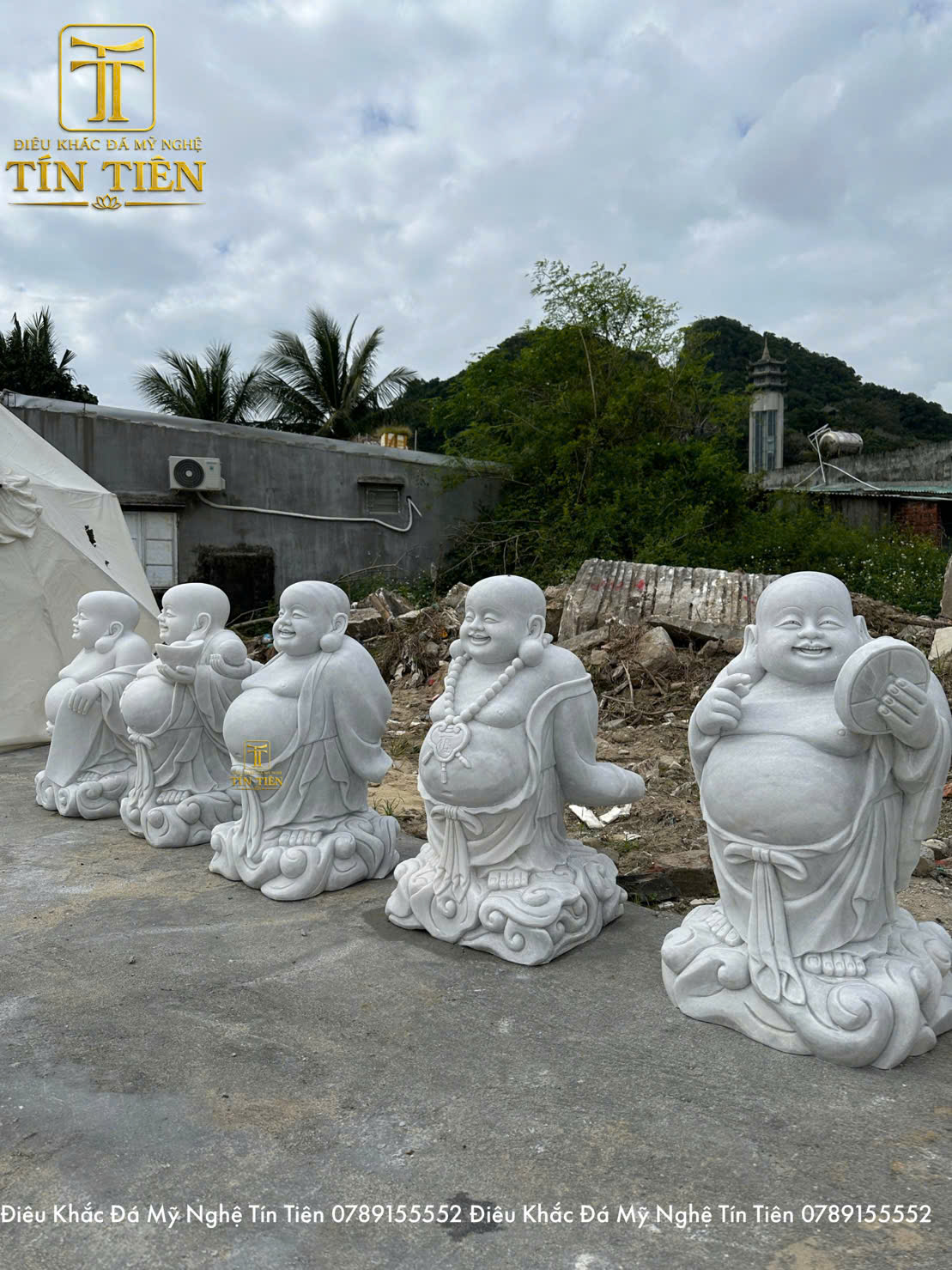 Tượng Phật Di Lặc Bằng Đá