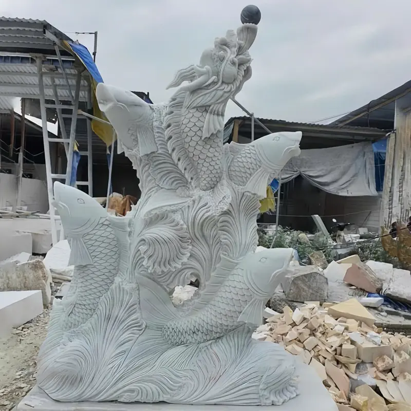 Tượng Cá Chép Hoá Rồng