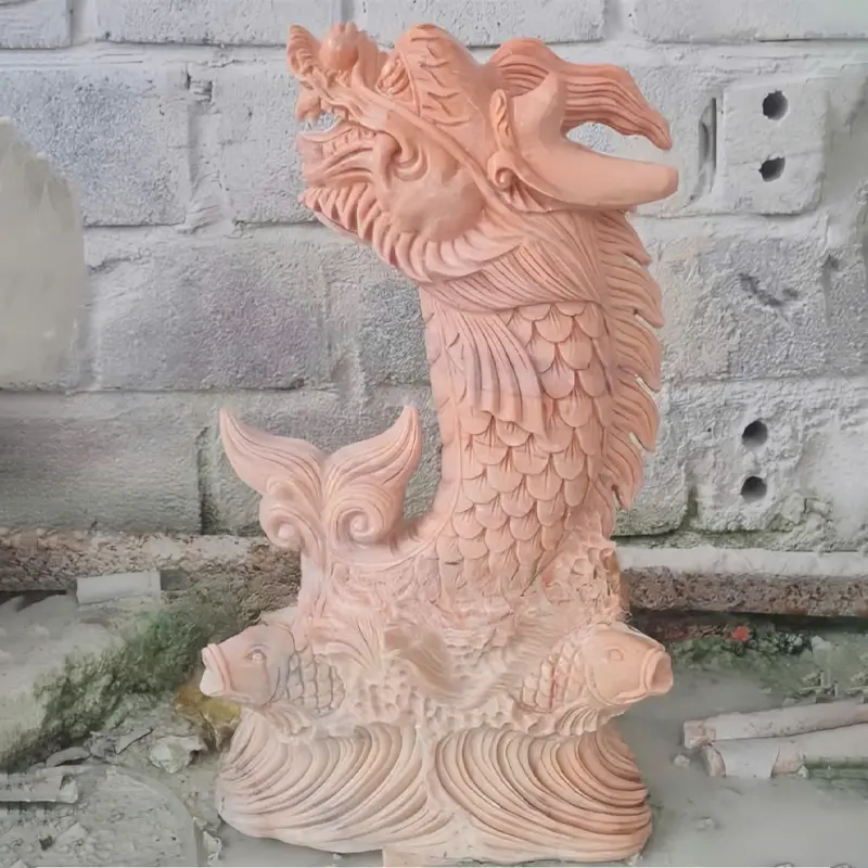 Tượng Cá Chép Đá Tự Nhiên