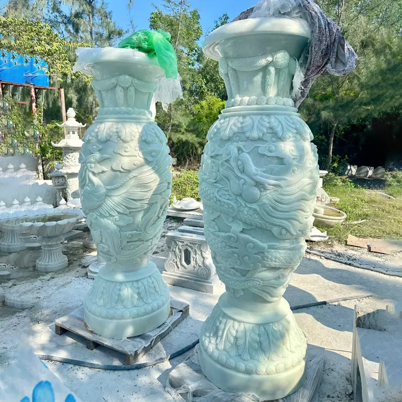 Lục Bình Bằng Đá Tự Nhiên Nguyên Khối