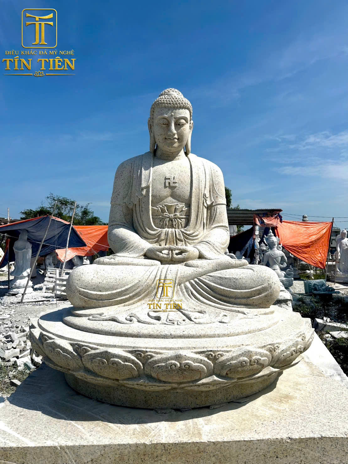 Tượng phật a di đà bằng đá