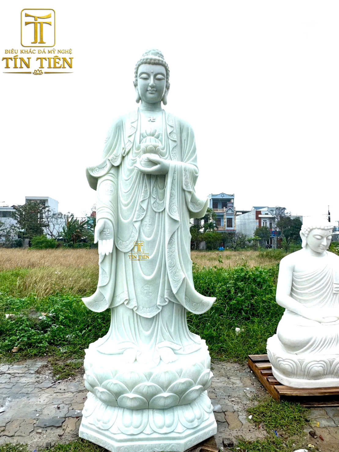 Tượng phật a di đà bằng đá